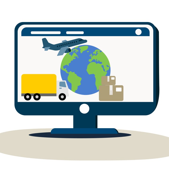 online shop international logistics