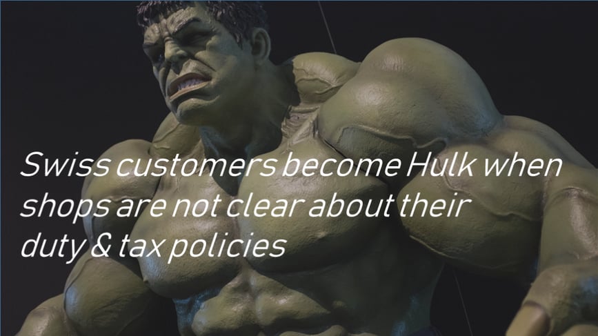 Swiss customers don't want to pay any duty