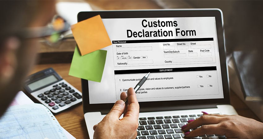 Customs clearance Switzerland, customs clearance forms
