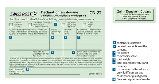Fill in CN22