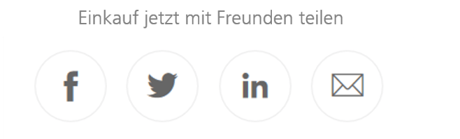 Produkte über Social Media weiterempfehlen